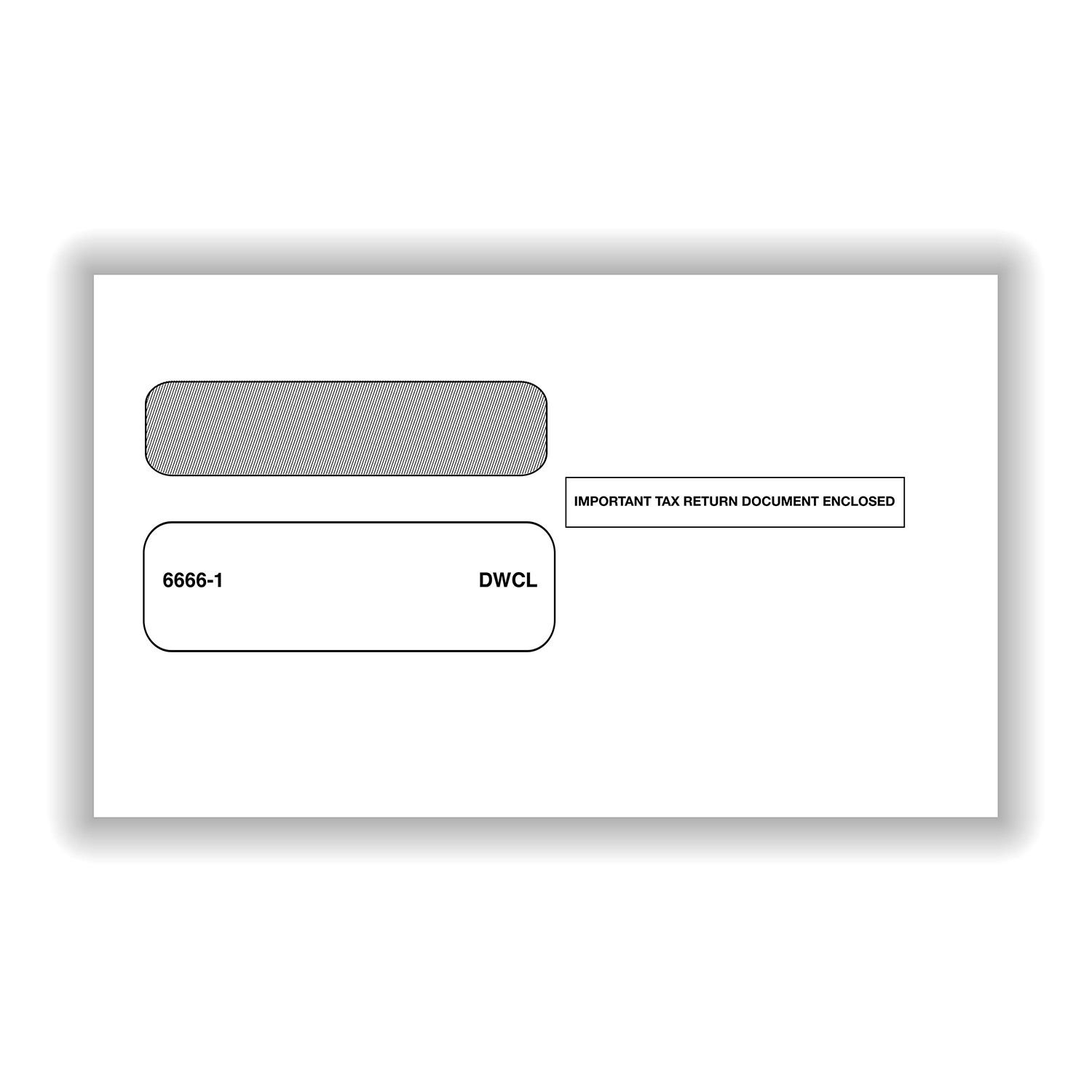 w2 window envelope address template