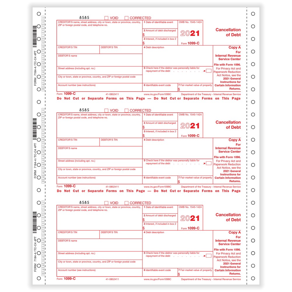 1099-c-cancellation-of-debt-4-part-1-wide-carbonless-200-mailers-box