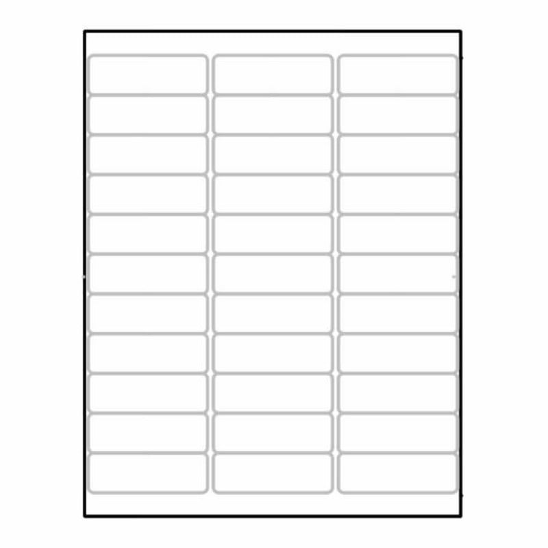 Laser Label Sheet, 2-5/8