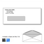 custom check envelope with security tint